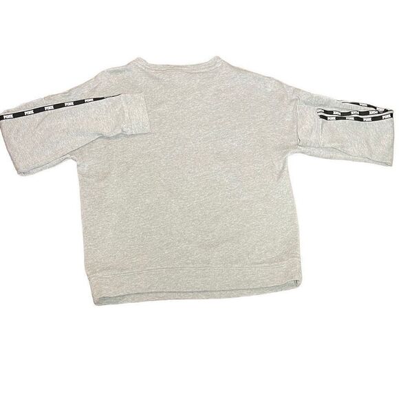 PINK Lightweight Grey Crewneck Sweatshirt - Picture 4 of 7